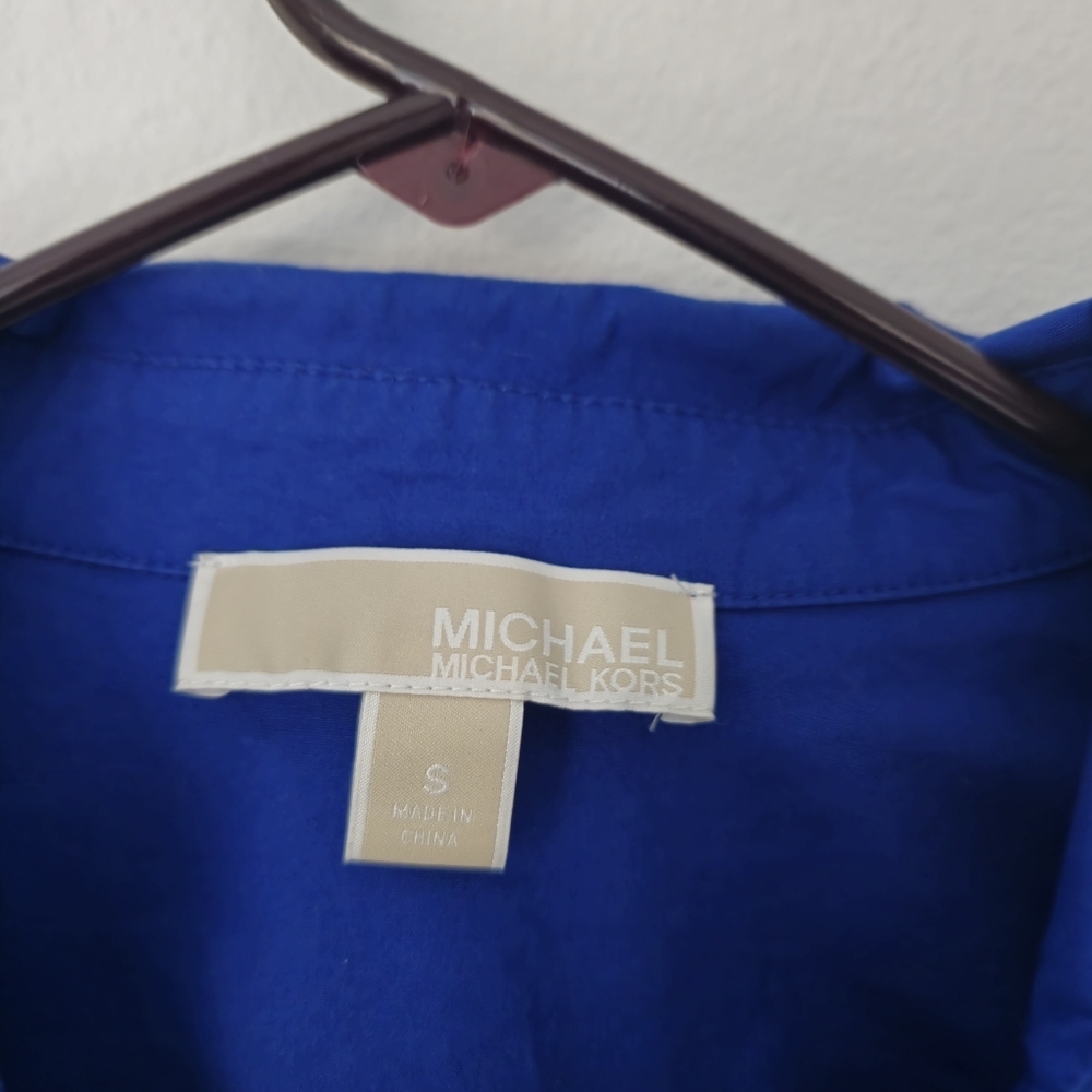 Michael Kors Vibrant Blue Top - Picture 12 of 13